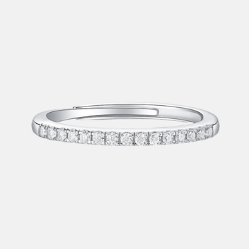 Moissanite Studded Wedding Ring