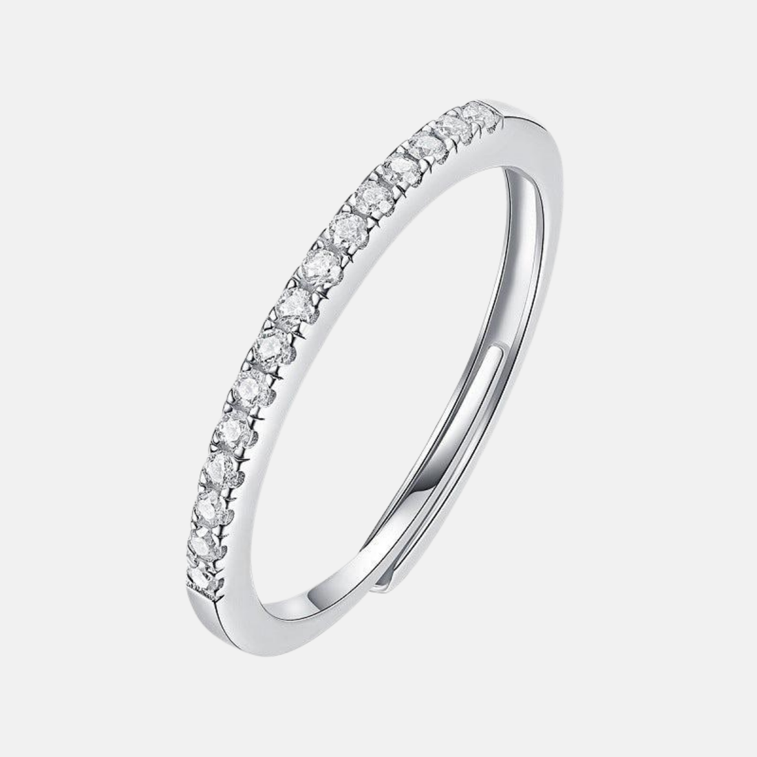 Moissanite Studded Wedding Ring