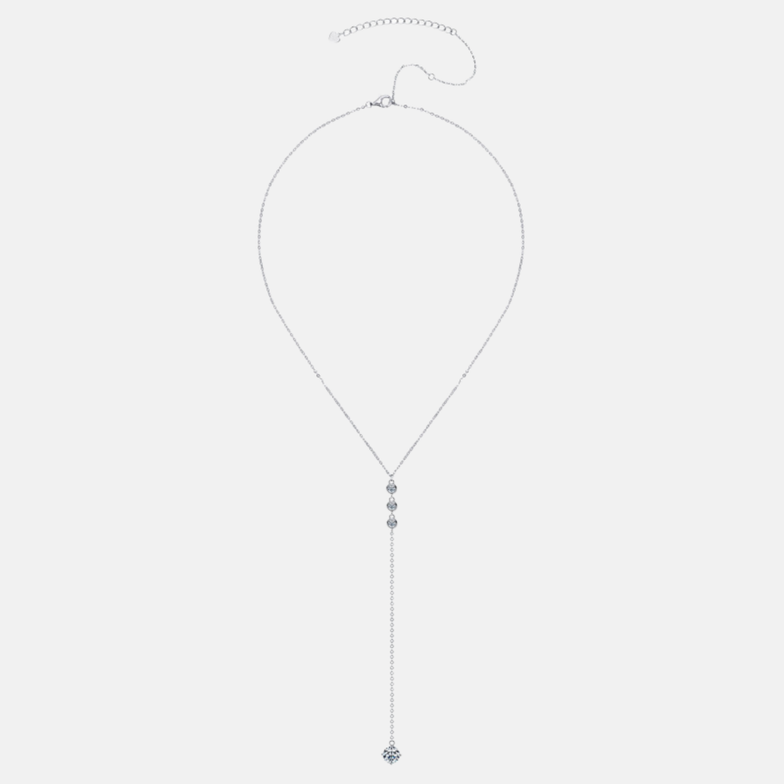 Fin Moissanite Necklace