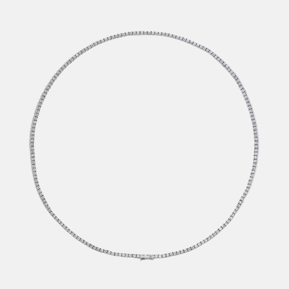 Riviera 3 Claws Zirconia Crystal Necklace