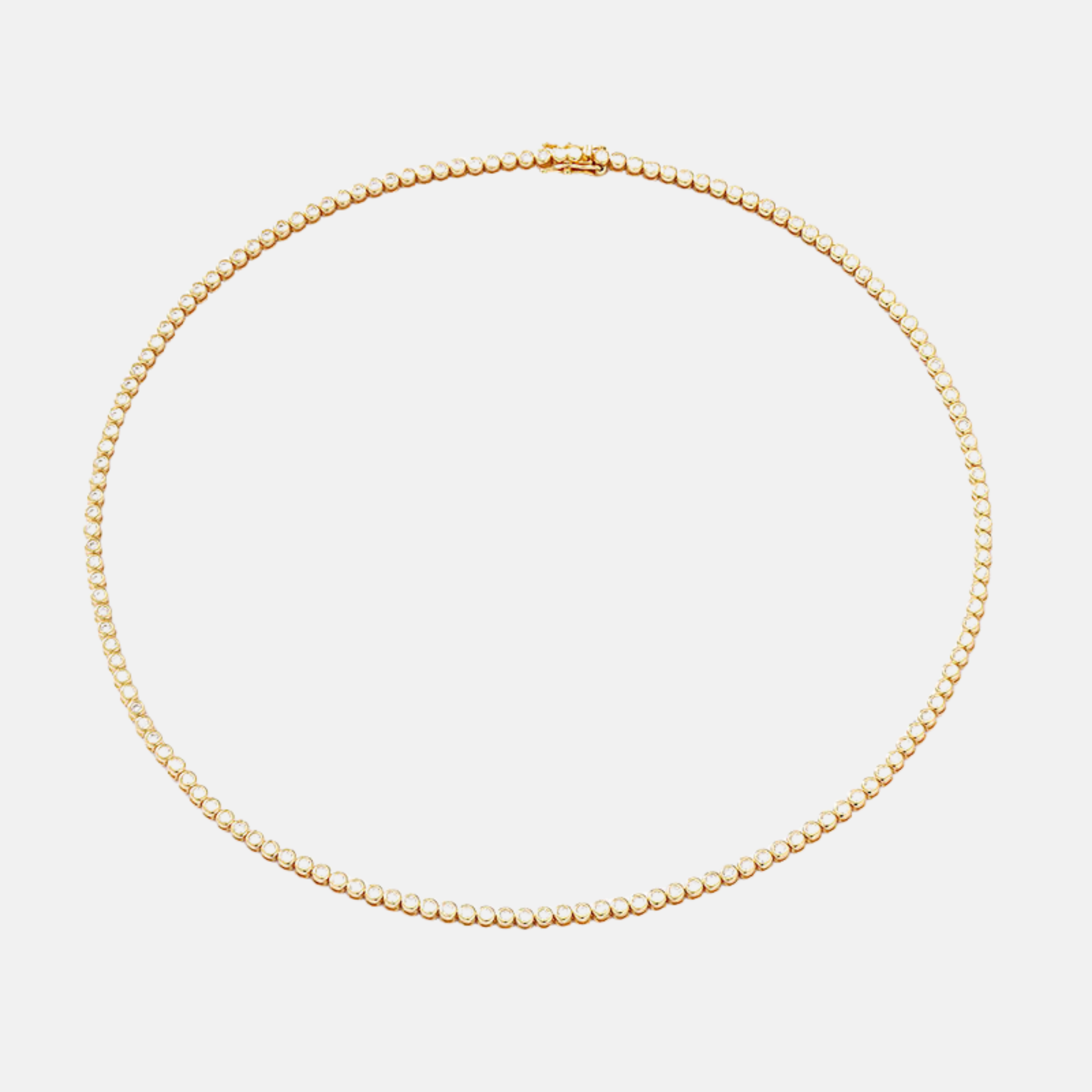 Colar Riviera Bezel
