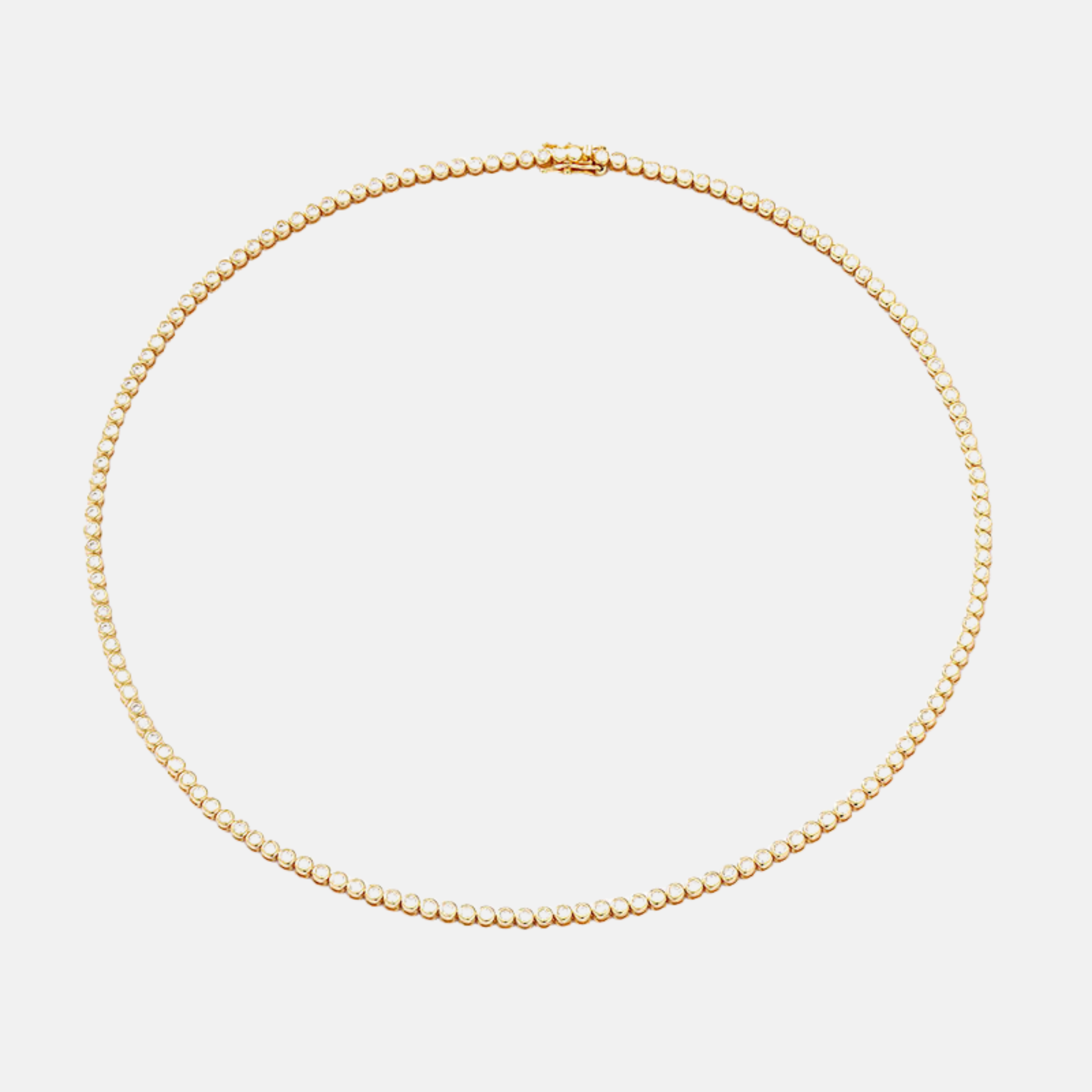 Colar Riviera Bezel