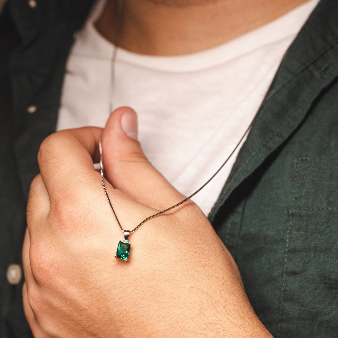 Green Venetian Necklace