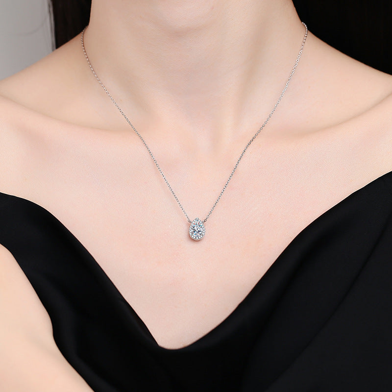 Moissanite Drop Necklace