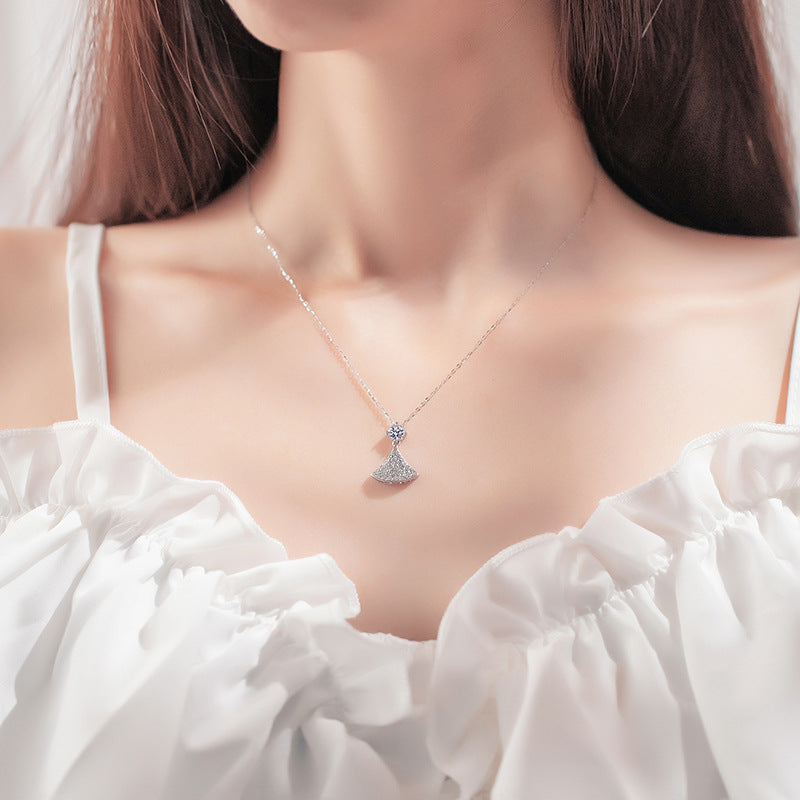 Moissanite Dress Necklace